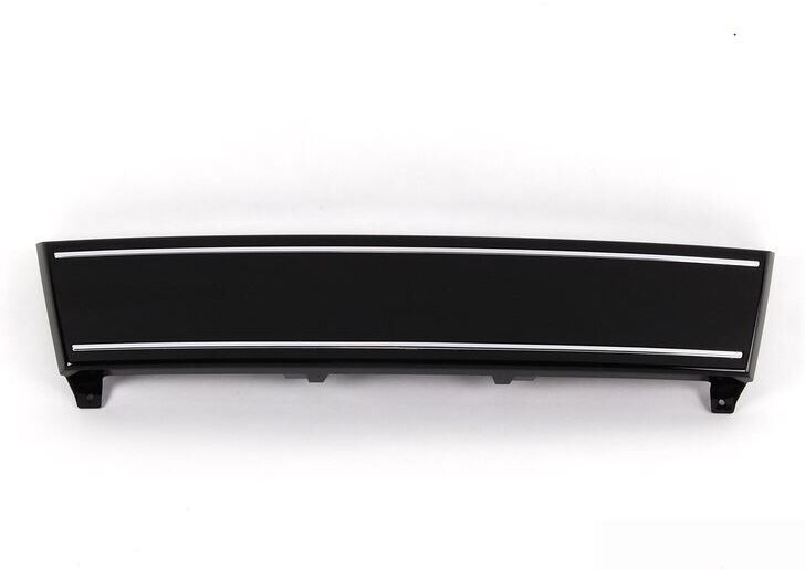 NEW GENUINE AUDI A4 08-12 FRONT GRILL NUMBER PLATE FILLER DELETE GLOSS BLACK 8K0807287T94