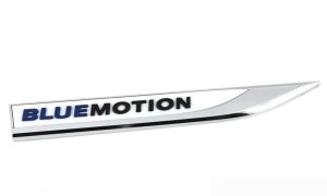 NEW GENUINE VOLKSWAGEN GOLF MK7 2013-2016 BLUE MOTION FENDER EMBLEM RIGHT SIDE 5G0853688KCWB / 5G0853688BDCWB