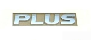 NEW GENUINE VW GOLF PLUS 05-14 REAR TRUNK PLUS LETTERING CHROME BADGE EMBLEM 5M0853675J739