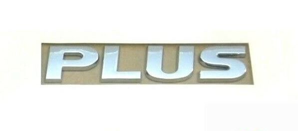 NEW GENUINE VW GOLF PLUS 05-14 REAR TRUNK PLUS LETTERING CHROME BADGE EMBLEM 5M0853675J739