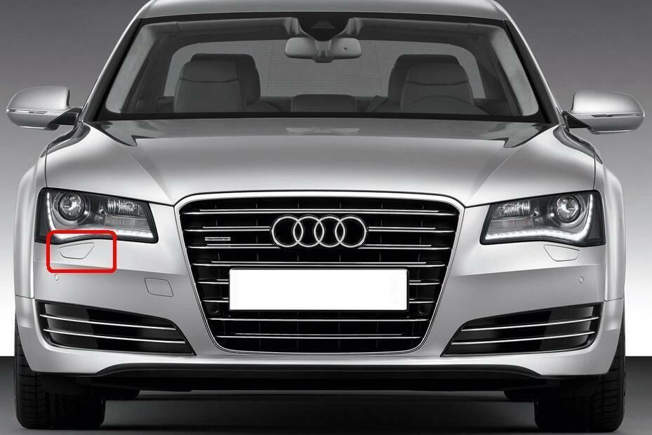 NEW GENUINE AUDI 4H A8 09-14 O/S RIGHT HEADLIGHT WASHER COVER CAP 4H0955270GRU - Image 3