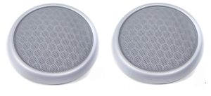 NEW GENUINE MINI R50 R52 R53 SINCE 2004/07 LOWER SPEAKER GRILL SILVER PAIR SET 51417036317