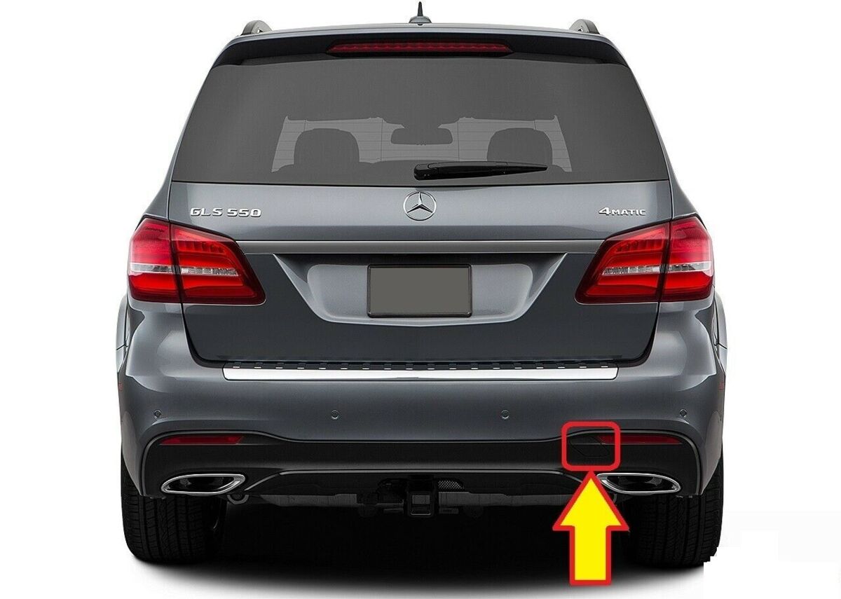 NEW GENUINE MERCEDES BENZ GLS W166 REAR BUMPER TOW EYE COVER CAP PRIMED - Image 4