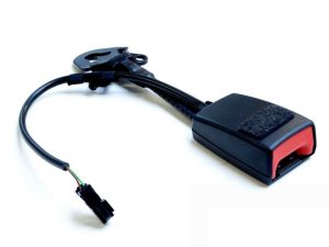 NEW GENUINE AUDI A6 C6 ALLROAD 05-11 FRONT SEAT SAFETY BELT BUCKLE SATIN BLACK 8E0857755Q01C