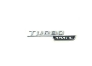 NEW GENUINE MERCEDES BENZ A W176 TURBO 4MATIC LEFT EMBLEM STICKER A1768171100