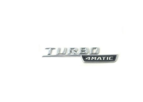 NEW GENUINE MERCEDES BENZ A W176 TURBO 4MATIC LEFT EMBLEM STICKER A1768171100