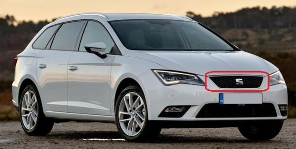 NEW GENUINE SEAT LEON 2013-2016 FRONT CENTER UPPER GRILLE BLACK 5F0853654F 9B9 - Image 3