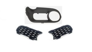 NEW GENUINE VW TOUAREG 03-07 FRONT BUMPER FOG LIGHT TRIM GRILL SET RIGHT LEFT