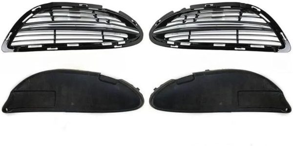 NEW GENUINE MERCEDES BENZ S CLASS W222 FRONT BUMPER SIDE GRILLE SET WITH CHROME - Image 3