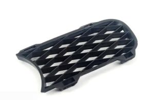 NEW GENUINE VW TOUAREG 2003-2007 FRONT BUMPER BLACK FOG LIGHT GRILL RIGHT O/S 7L6853684A9B9