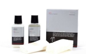 NEW GENUINE AUDI ACCESSORIES LEATHER CARE CLEANER SET KIT 00A096372 020