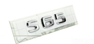 NEW GENUINE MERCEDES BENZ S CLASS REAR TRUNK S 65 LETTERING CHROME BADGE LID A2308170915