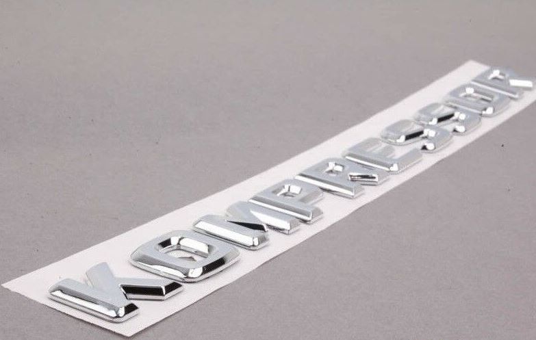 NEW GENUINE MERCEDES BENZ E CLASS REAR TRUNK KOMPRESSOR LETTERING CHROME BADGE A2038173015 - Image 3