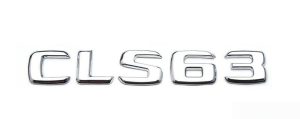 NEW GENUINE MERCEDES BENZ CLS CLASS REAR TRUNK CLS 63 LETTERING CHROME BADGE A2188172400