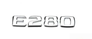 NEW GENUINE MERCEDES BENZ E CLASS REAR TRUNK E 280 LETTERING CHROME BADGE A1248175615