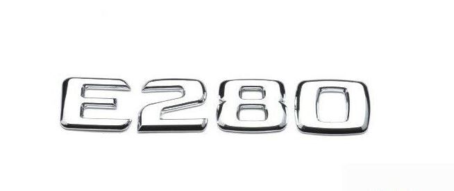 NEW GENUINE MERCEDES BENZ E CLASS REAR TRUNK E 280 LETTERING CHROME BADGE A1248175615
