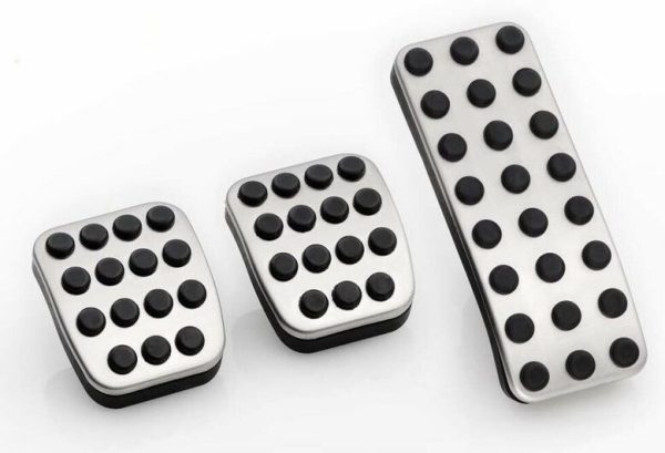 NEW GENUINE MERCEDES A CLASS W176 B CLASS W246 STAINLESS STEEL PEDAL COVERS SET A2462905401