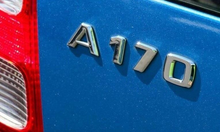 NEW GENUINE MERCEDES BENZ A CLASS REAR TRUNK A 170 LETTERING CHROME BADGE LID A1688170015 - Image 3