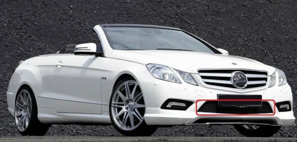 NEW GENUINE MERCEDES BENZ MB E CLASS A207 AMG FRONT BUMPER LOWER GRILLE BLACK A2078800185 - Image 3