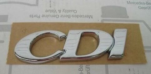 NEW GENUINE MERCEDES BENZ VANEO W414 REAR TRUNK CDI LETTERING CHROME BADGE LID A4148170415