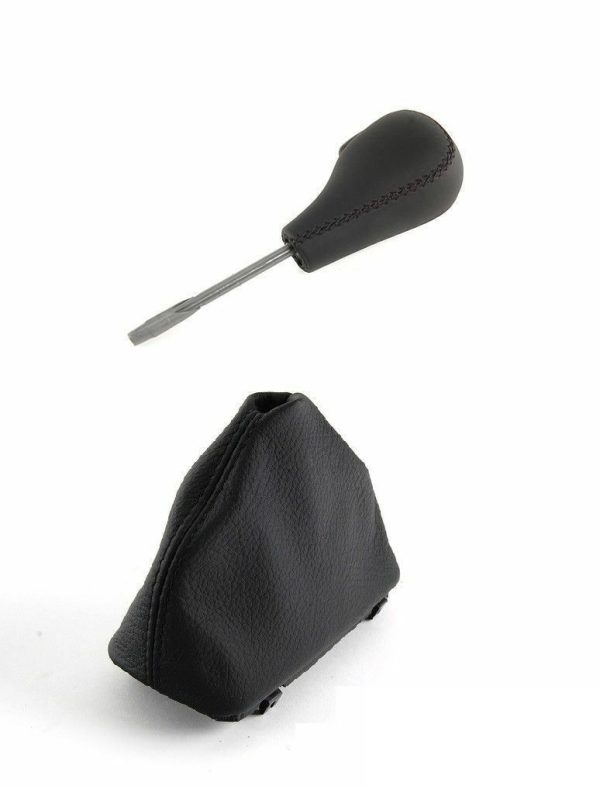 BMW NEW GENUINE 3 SERIES E46 AUTOMATIC LEATHER GEAR SHIFT KNOB WITH BOOT LHD