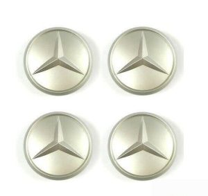 NEW GENUINE MERCEDES BENZ ALLOY WHEEL CENTER COVER CAPS 4PCS SET A1074000025