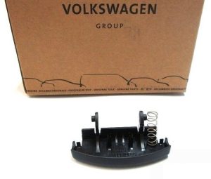 NEW GENUINE VW BEETLE BORA GOLF PASSAT POLO ARMREST COVER BLACK PUSH BUTTON 3B086844582V