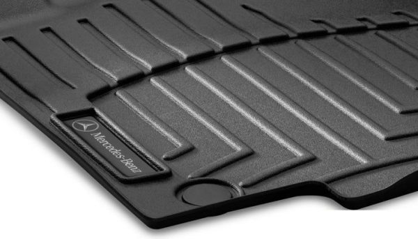 NEW GENUINE MERCEDES-BENZ GLE W166 ALL WEATHER FLOOT MAT SET RHD A16668036019051 - Image 2