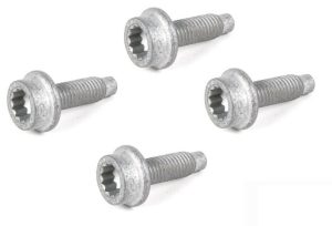 NEW GENUINE VW AUDI SEAT SKODA REAR SUSPENSION ANTI ROLL SWAY BAR BOLT SET 4PCS