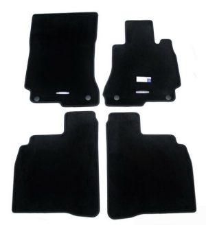 NEW GENUINE MERCEDES BENZ S CLASS W221 BLACK FLOOR MATS FRONT REAR SET RHD B66294233