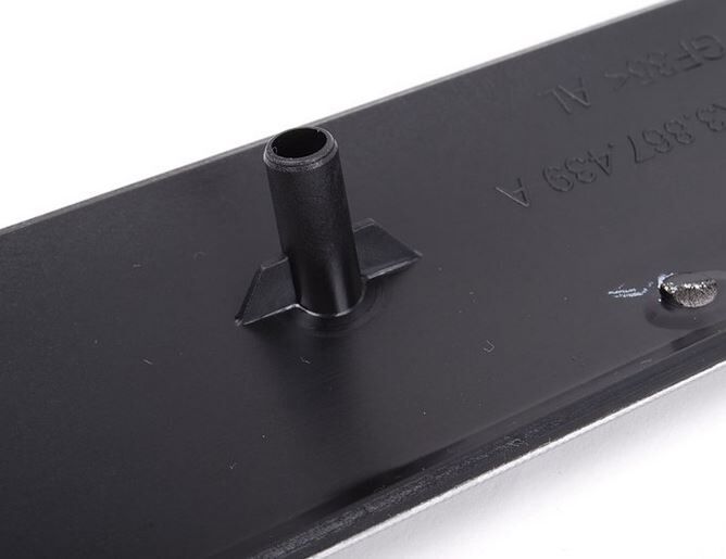 NEW GENUINE VW GOLF 09-13 2 DOOR FRONT DOOR ALUMINIUM MATT TRIM COVER LEFT N/S 5K3867439ADV8 - Image 3