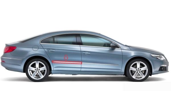 NEW GENUINE VW PASSAT CC 2008-2016 REAR DOOR CHROME MOLDING TRIM COVER RIGHT O/S 3C8853074A2ZZ