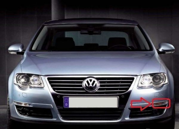 NEW GENUINE VW PASSAT 05-11 FRONT LEFT WHITE TURN SIGNAL INDICATOR 3C0953041L - Image 3