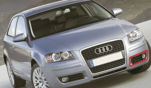 NEW GENUINE AUDI A3 2004-2007 FRONT BUMPER FOG LIGHT GRILL RIGHT O/S 8P3807682A - Image 3