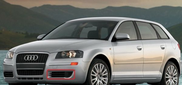 NEW GENUINE AUDI A3 2004-2007 FRONT BUMPER LOWER GRILLE LEFT N/S 8P3807681 - Image 3