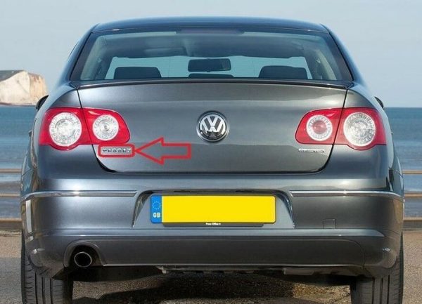 NEW GENUINE VW PASSAT B6 05-11 REAR TRUNK LID PASSAT INSCRIPTION BADGE EMBLEM 3C0853687A739 - Image 3