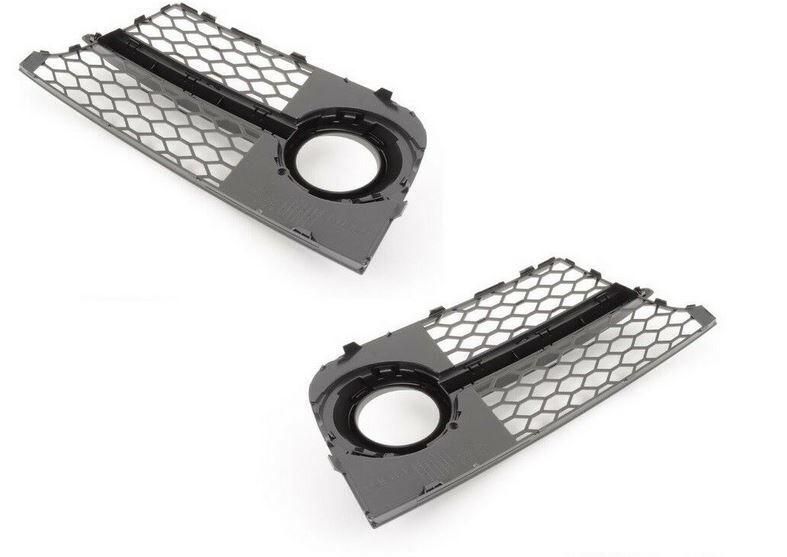 NEW GENUINE AUDI TTS S-LINE 11-14 FRONT BUMPER RIGHT LEFT FOG LIGHT GRILL SET - Image 4