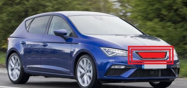 NEW GENUINE SEAT LEON FR 16-18 FRONT UPPER CENTER GRILL SURROUND CHROME TRIM 5F0854643F2ZZ - Image 2
