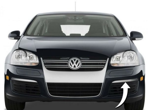NEW GENUINE VW JETTA GOLF MK5 FRONT CHROME DECORATIVE STRIP LEFT N/S 1K08072432ZZ - Image 4