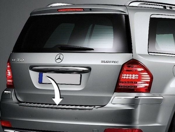 NEW GENUINE MERCEDES BENZ GL CLASS X164 REAR LOADING SILL CHROME PROTECT COVER A1648840190 - Image 4