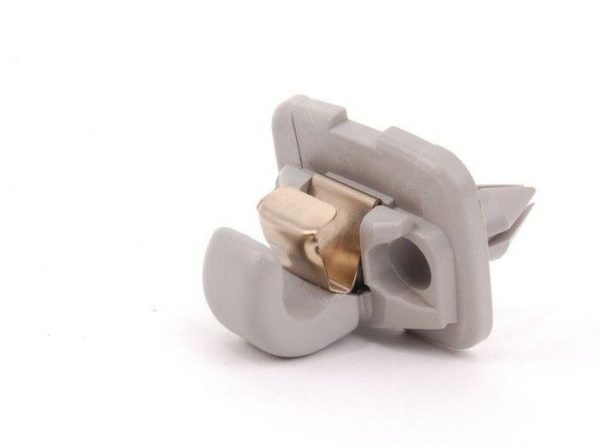 NEW GENUINE AUDI A1 A3 A4 A5 Q3 Q5 TT GREY SUN VISOR CLIP HOLDER 8E0857562A J50 - Image 2