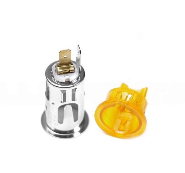 MINI NEW NEW GENUINE SOCKET FOR CIGARETTE LIGHTER + LUMINOUS RING SURROUND