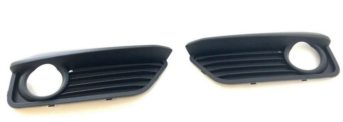 BMW NEW 1 SERIES F20 F21 LCI FRONT BASIS BUMPER LOWER CLOSED FOG GRILLE SET PAIR - Image 2