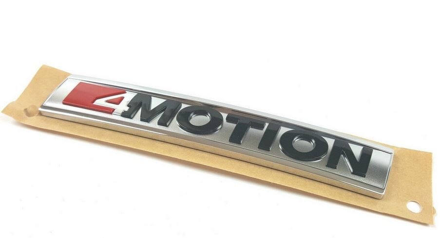 NEW GENUINE VW PASSAT REAR TRUNK 4MOTION CHROME EMBLEM BADGE