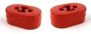 MINI NEW GENUINE COOPER R53 S REAR EXHAUST SYSTEM MOUNT PAIR SET