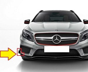 NEW GENUINE MB GLA X156 AMG Front Bumper Lower right Side Spoiler A1568850800