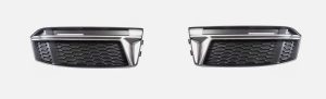 NEW GENUINE AUDI B9 S4 16-18 FRONT BUMPER LOWER LEFT RIGHT AIR GUIDE GRILL SET