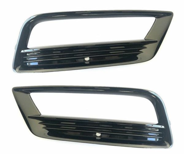 NEW GENUINE VW GOLF R-LINE MK7 13-17 LOWER CHROME TRIM AND FOG LIGHT GRILL SET - Image 4