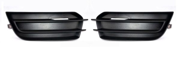 AUDI NEW GENUINE A1 12-14 FRONT BUMPER FOG LIGHT GRILL SET LEFT RIGHT N/S O/S