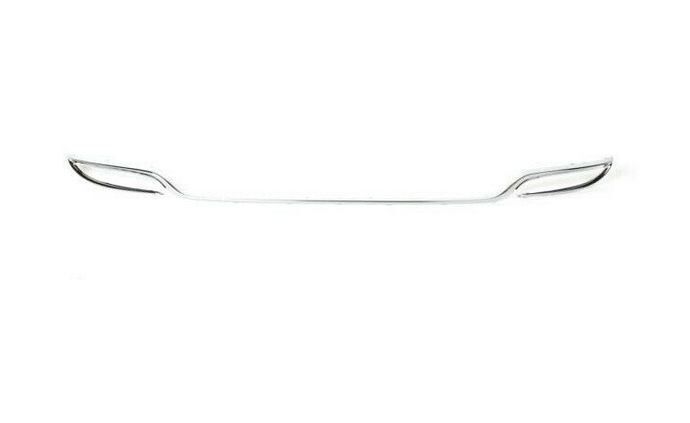 NEW GENUINE MERCEDES BENZ C CLASS S205 REAR BUMPER BOTTOM COVER WITH CHROME TRIM - Image 3